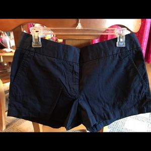 J Crew shorts navy blue size 6